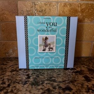 NWT Philosophy I Think You Are Wonderful Gift Set